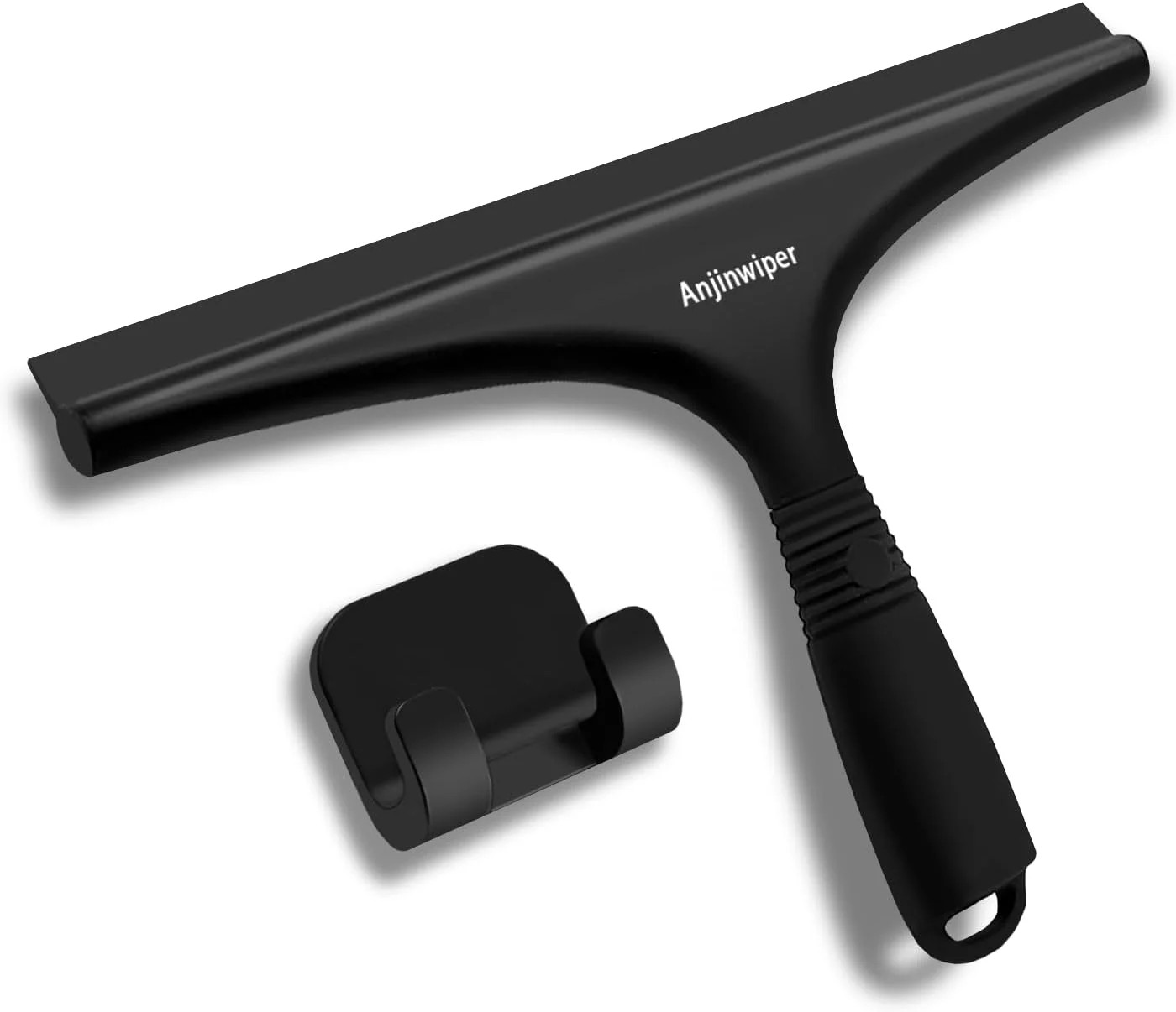All-Purpose Shower Squeegee for Glass Doors with Hook, Silicone Squeegee for