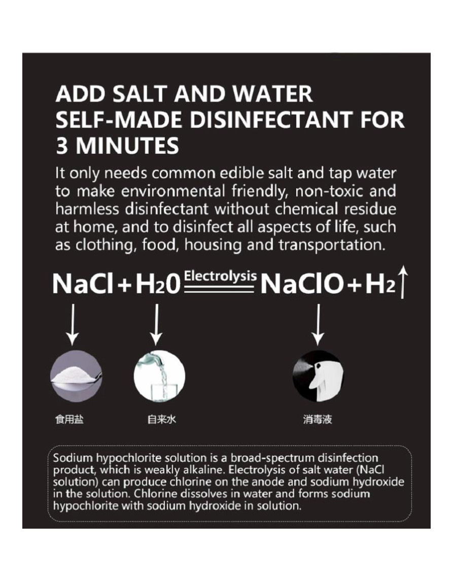 Household Spray Disinfectant Generator