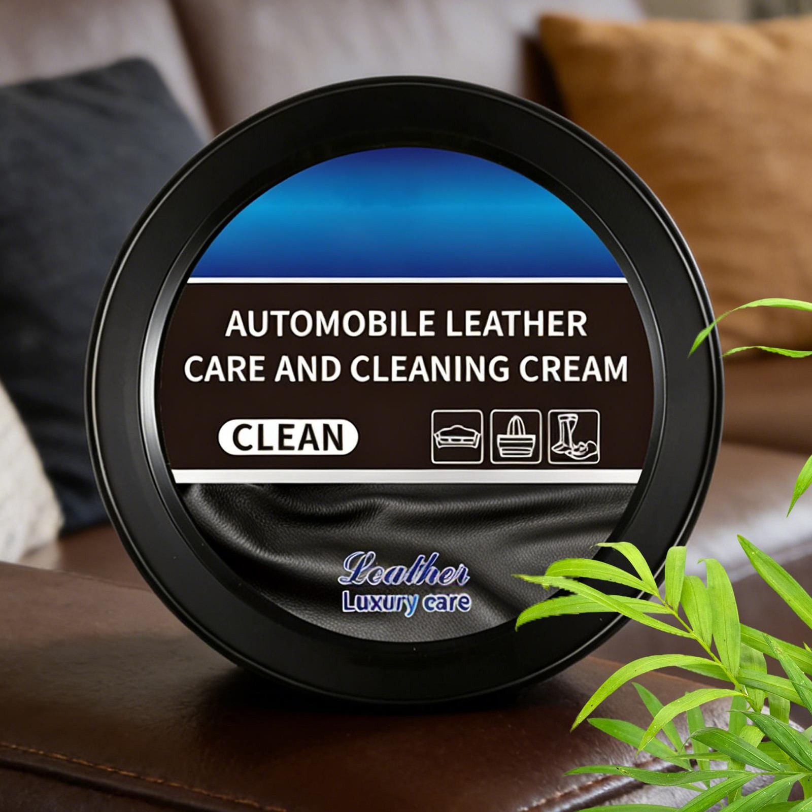 120g Car Leather Color Restorer Cream Cleaning Paste For Car Seats Leather Care
