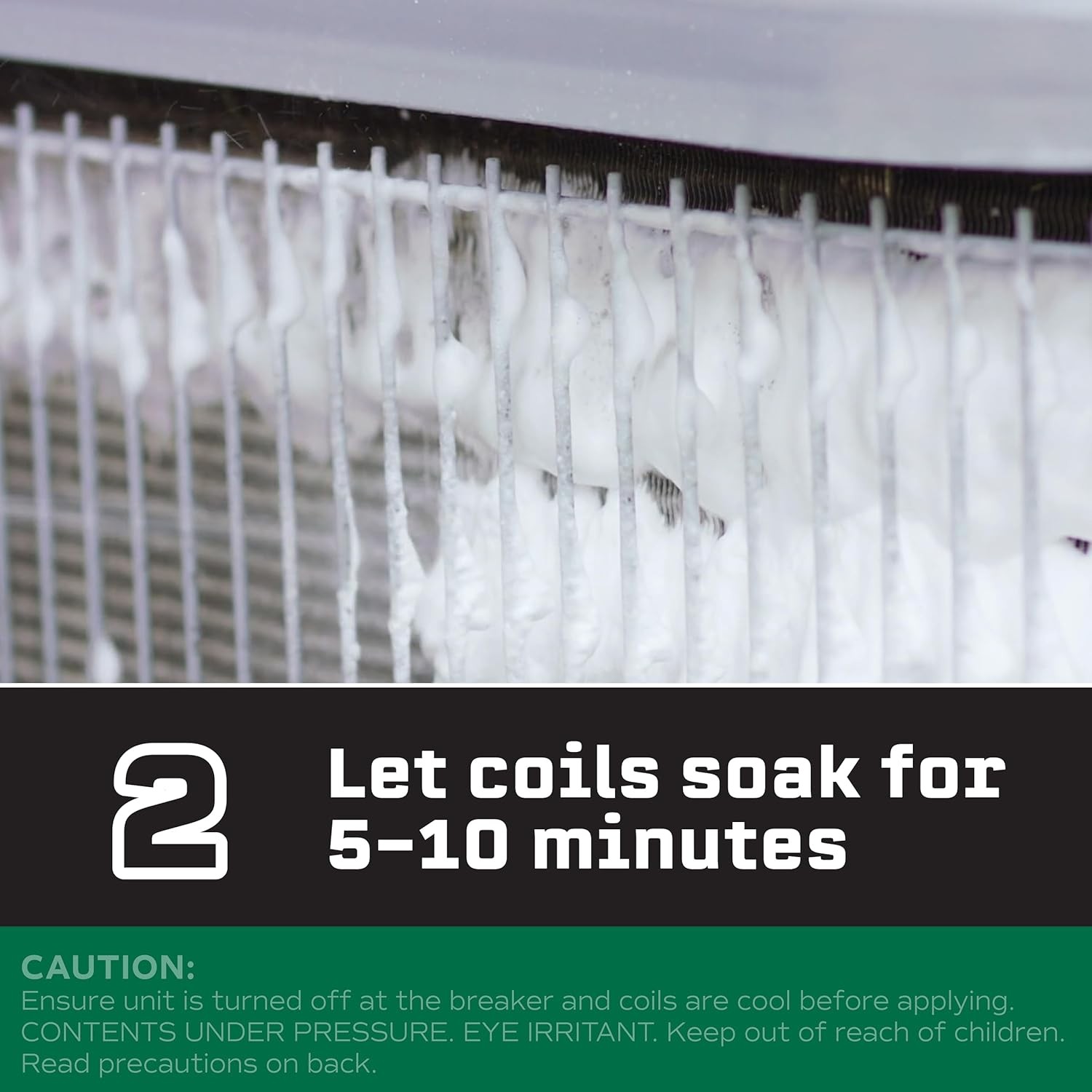 2000 Coil Cleaner Foaming Spray | Use on AC HVAC Condensers and Evaporator Coils