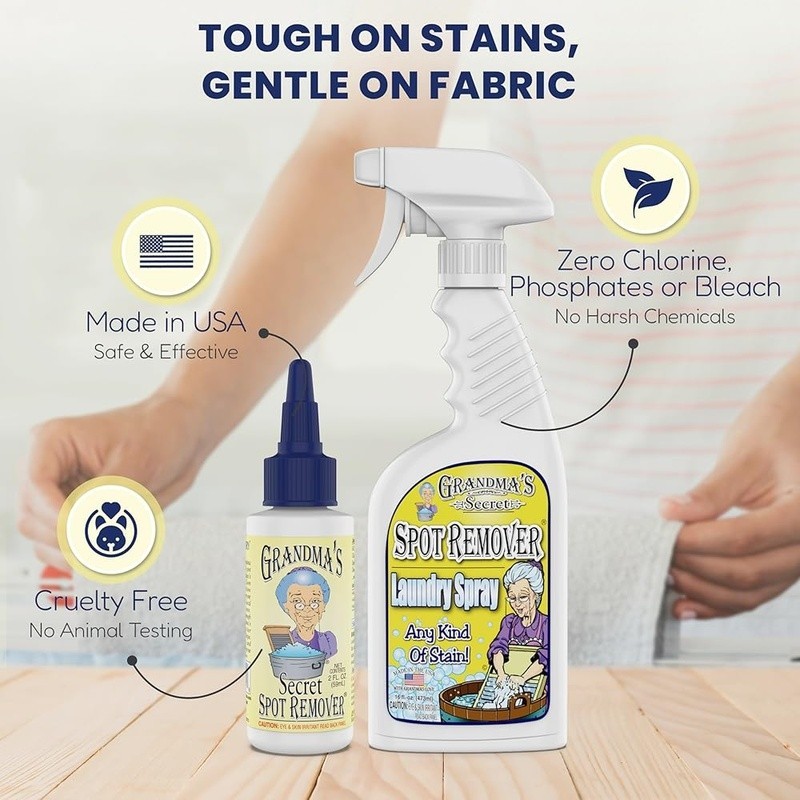 Natural Stain Remover Clothes Effective on Baby Food Blood Grease Pet Stains New