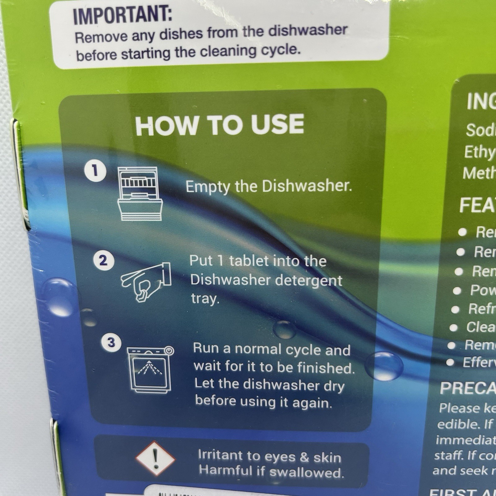 Freshero Dishwasher Cleaner and Deodorizer Tablets 26-Pack, Deep Cleaning Descal