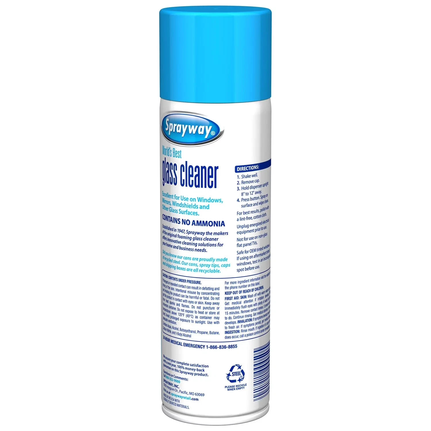 12 Pack Sprayway Glass Cleaner, 19oz FREE SHIPPING