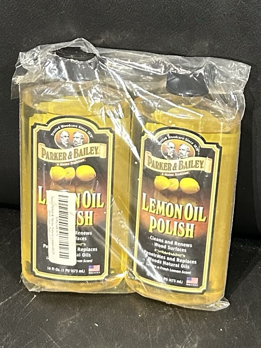 (2-Pack) PARKER & BAILEY LEMON OIL POLISH Furnitures Woods CONDITIONER CLEANER