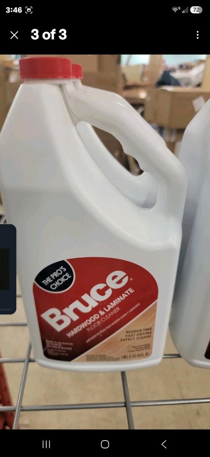 Bruce Hardwood and Laminate Floor Cleaner 64 Ounce Refill