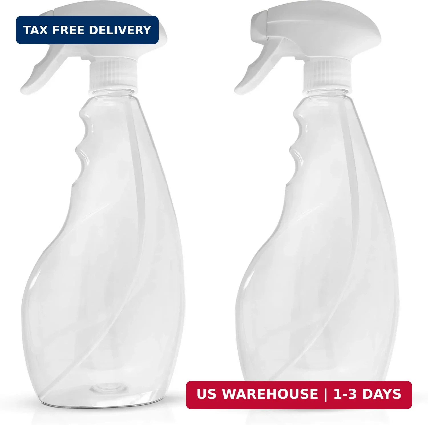 SPRAYZ Large 17oz Spray Bottles For Cleaning Solutions and Gardening, Plant, Wat