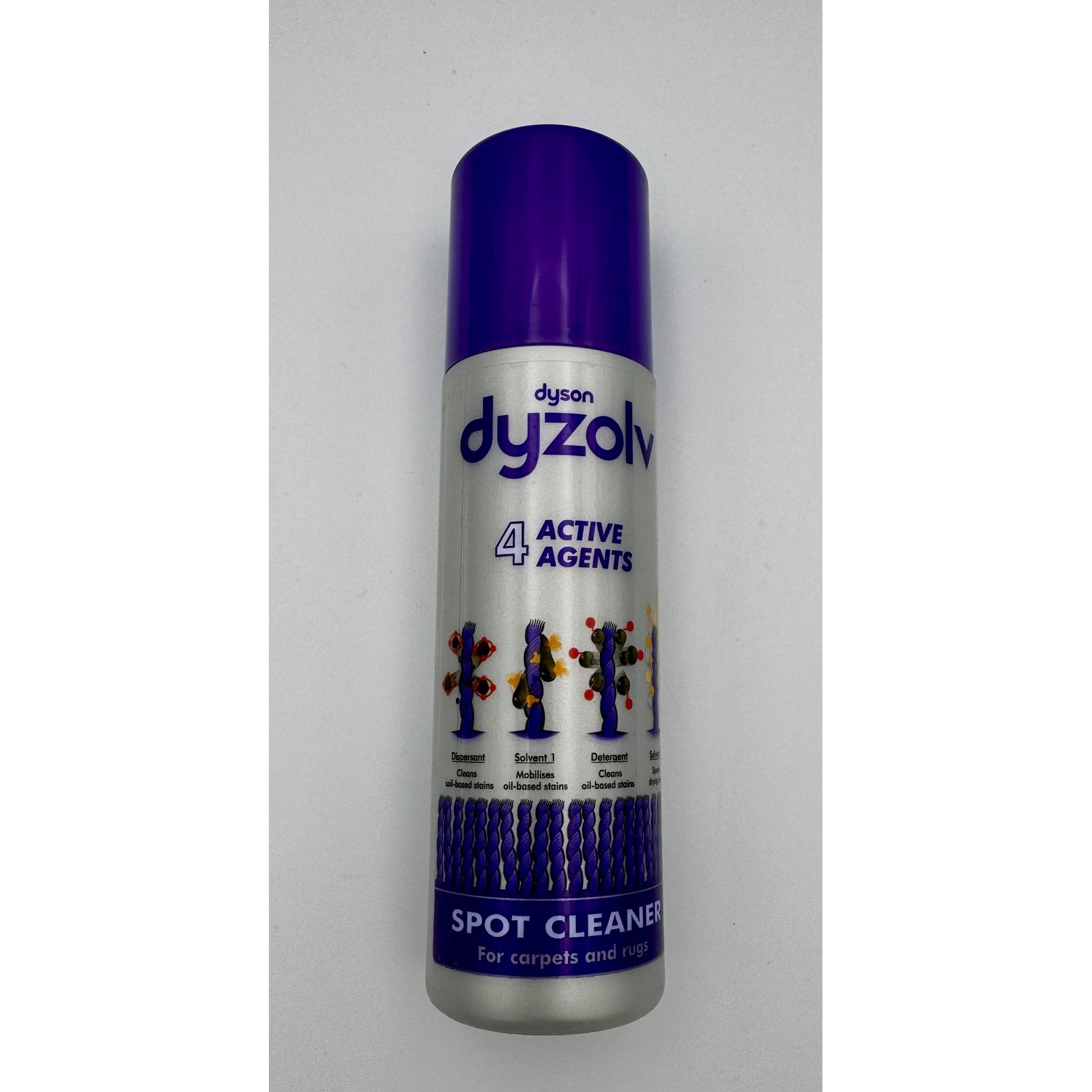 New Dyson Dyzolv Carpet Spot Cleaner Spray 8.5 oz 4 Active Agents Discontinued