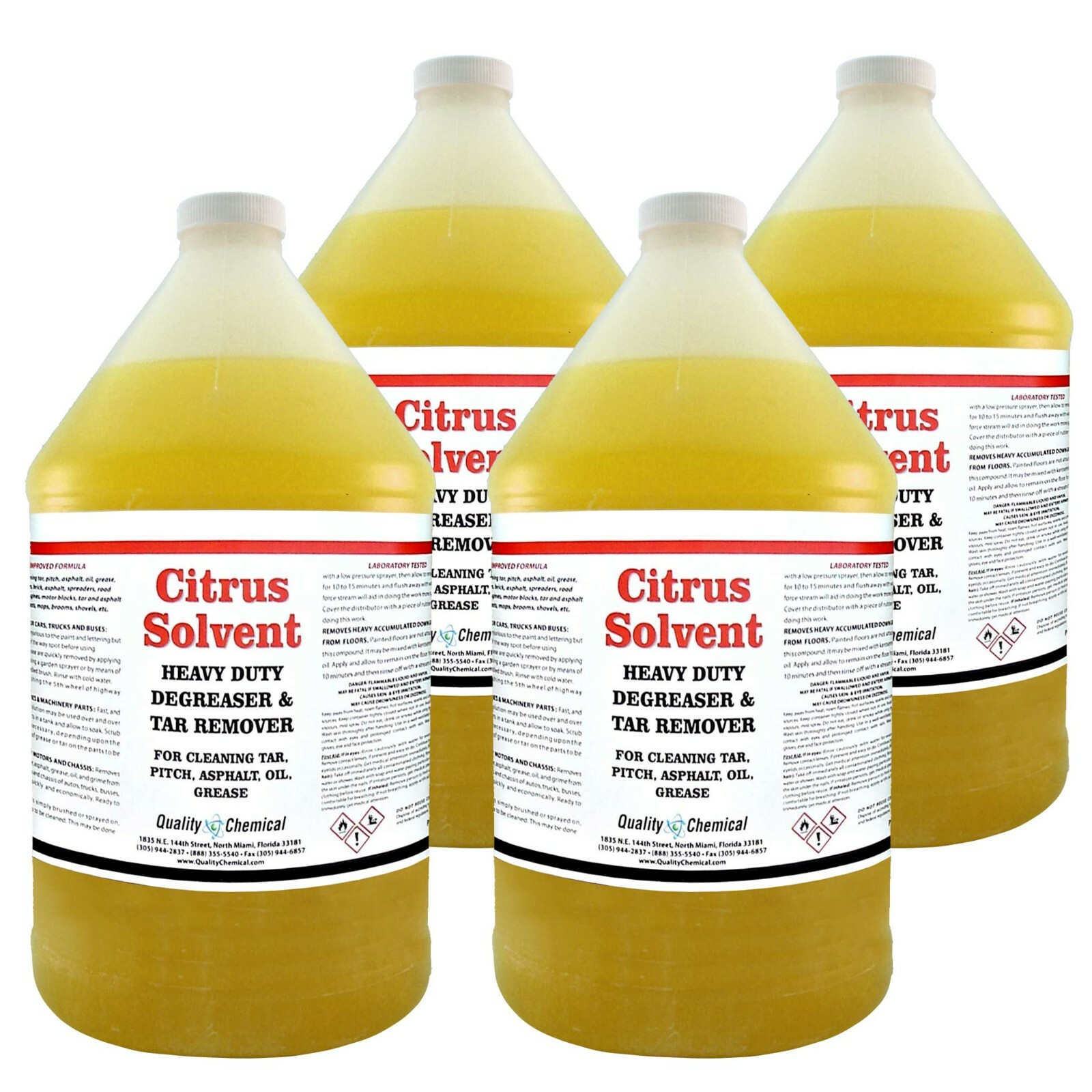 Citrus Solvent Degreaser & Tar Remover / 4 gallon case