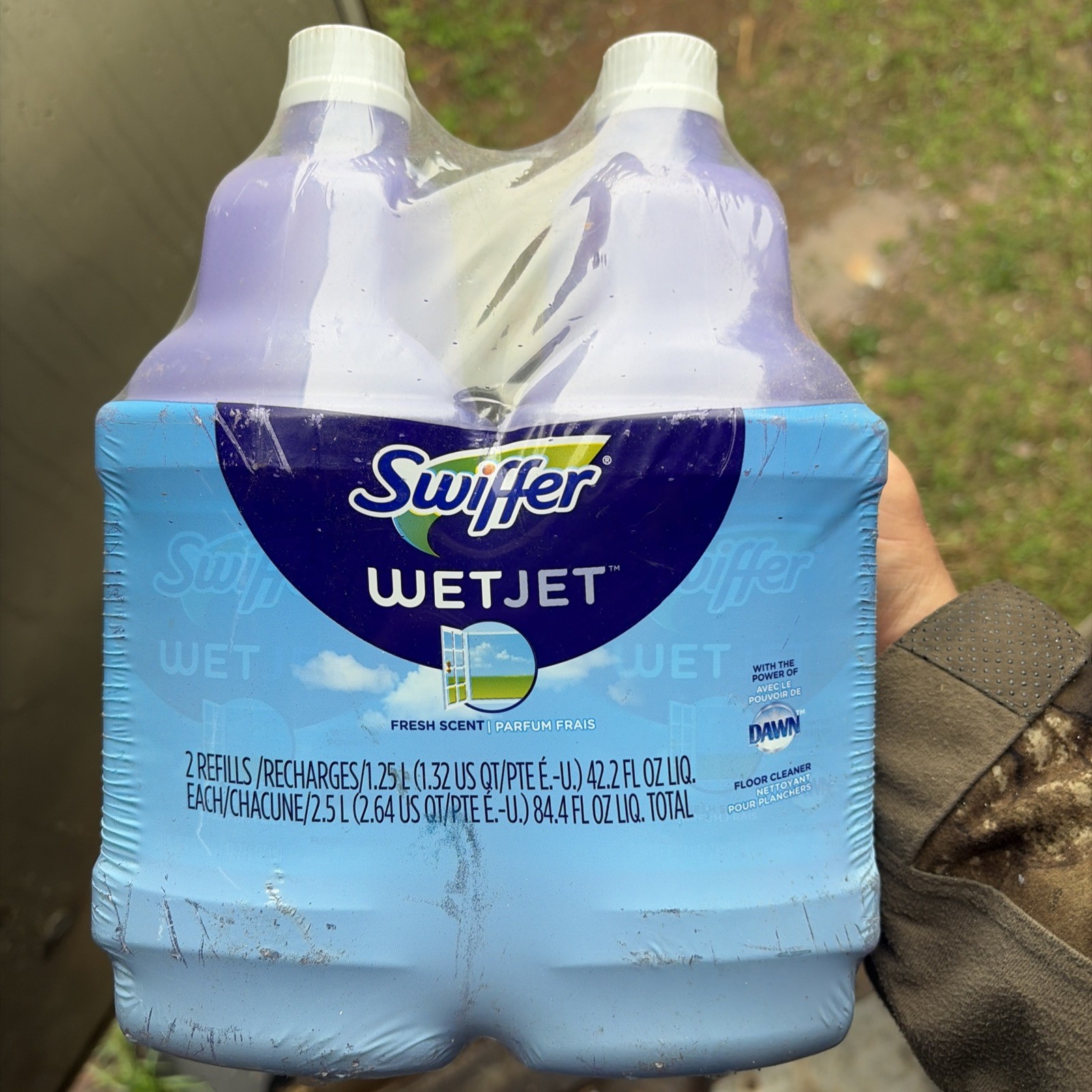 Swiffer WetJet Floor Cleaner Refills Open Window Fresh 1.25L 2-Pack