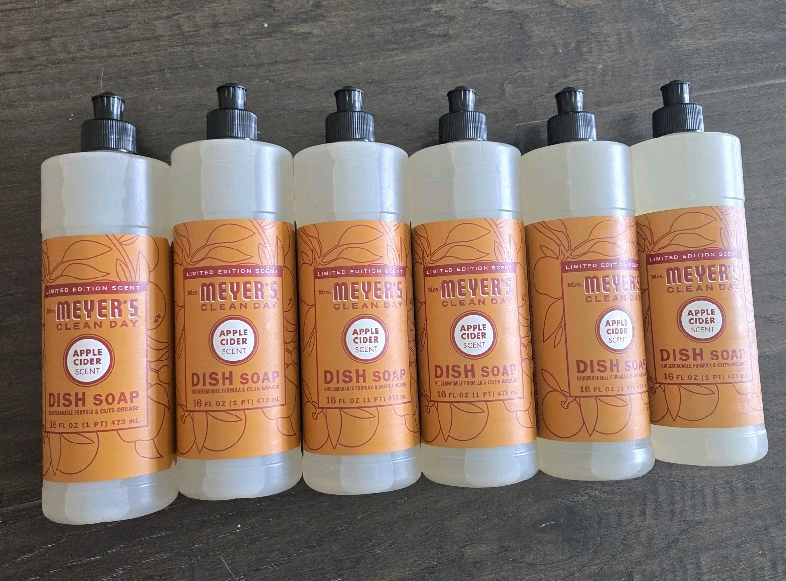 MRS. MEYER’S CLEAN DAY Liquid Dish Soap Biodegradable Formula 16 fl. oz – Pack 6