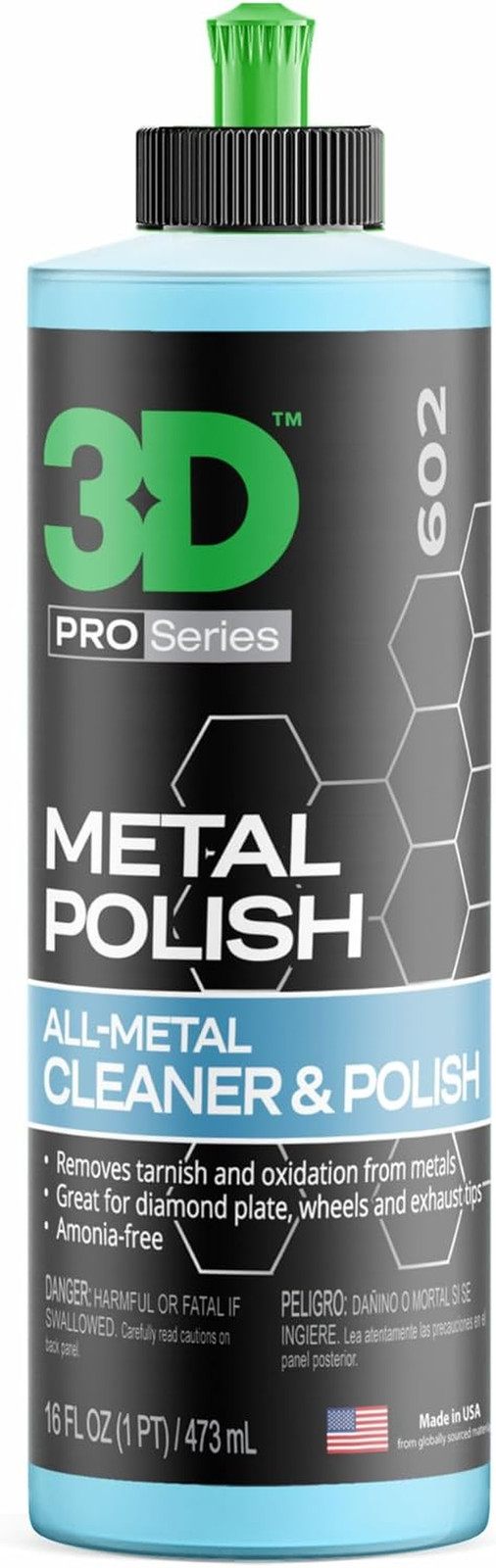 Metal Polish – Heavy Duty Car Metal Polish for Aluminum, Chrome, Brass, Copper,