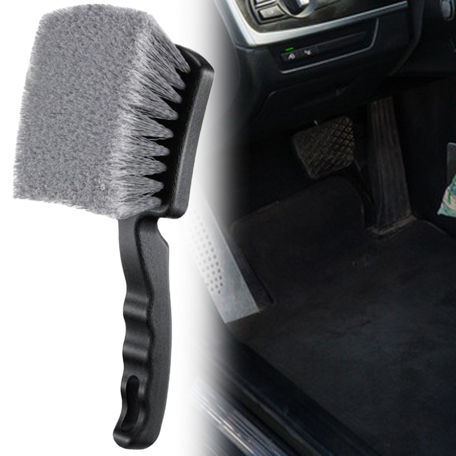 Handheld Tire Cleaning Brush Car Truck Wheel Tire Brush PVC wire Brush