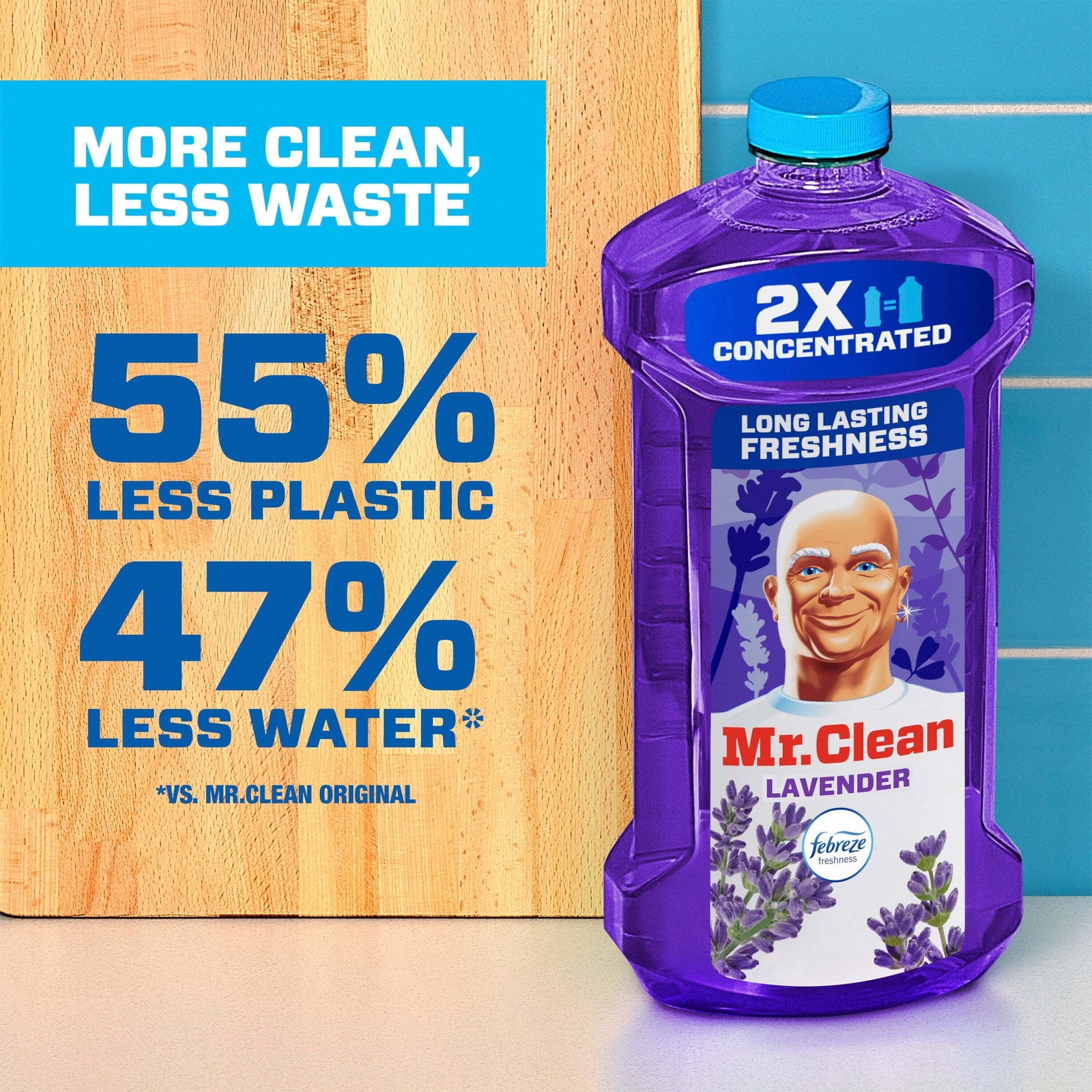 2X Concentrated Floor Cleaner, All Purpose Cleaner, Mop Soap, Lavender,41 fl oz