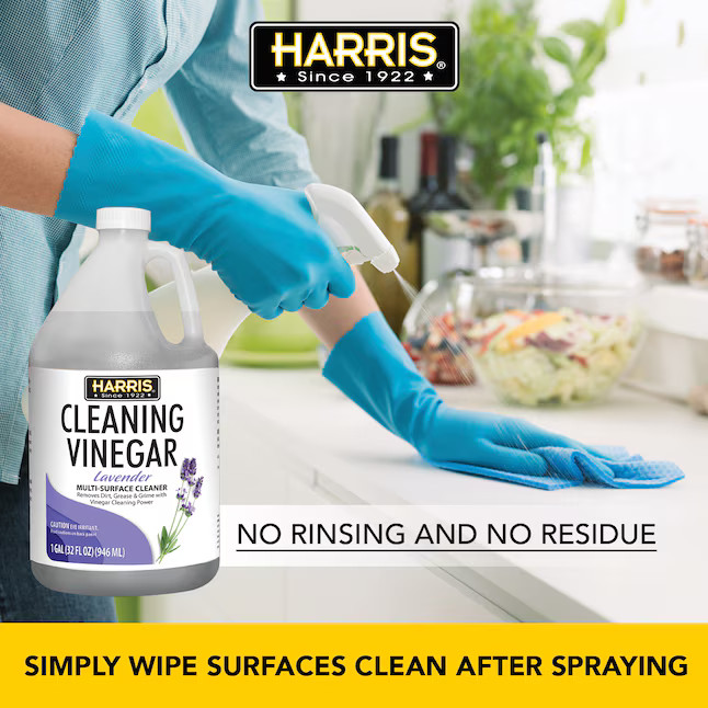 Harris Multi-Use Cleaning Vinegar 1 -Gallon Lavender Liquid All-Purpose Cleaner
