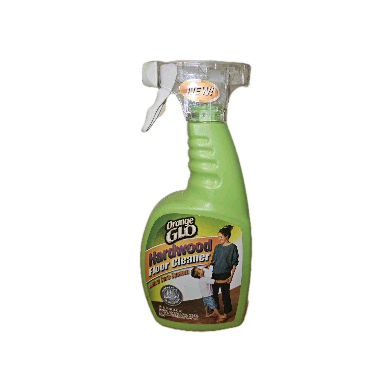 Orange Glo Hardwood Floor Cleaner Allura Care System Mop 22oz New Old Stock
