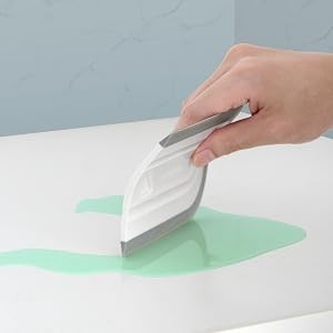 Curved Small Squeegee. Kitchen Sink Squeegee for Sinks, Countertops and Dishes.