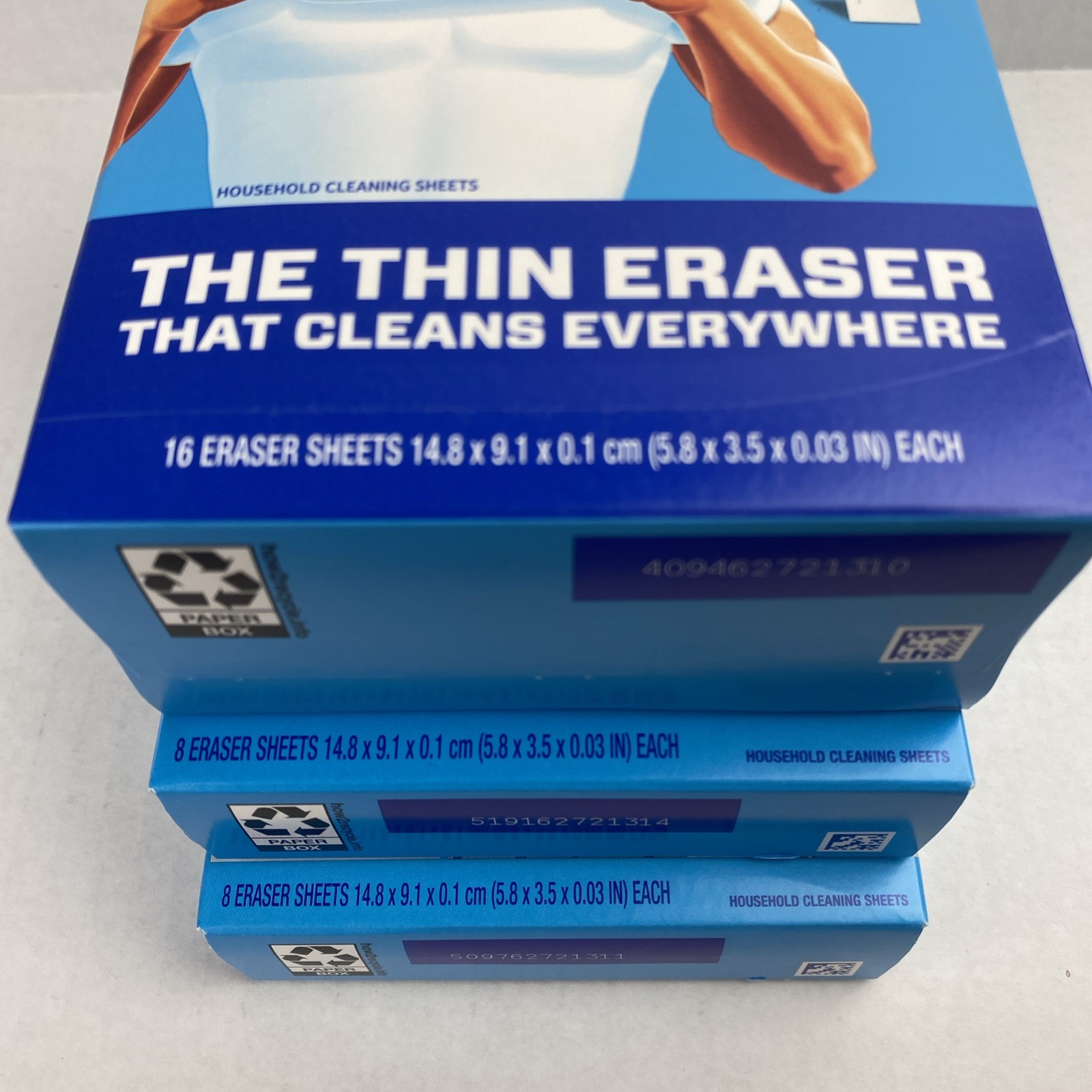 Mr. Clean Magic Eraser SHEETS 1X 16 & 2X 8 Count – 32 Total Thin Dry Sheets NEW