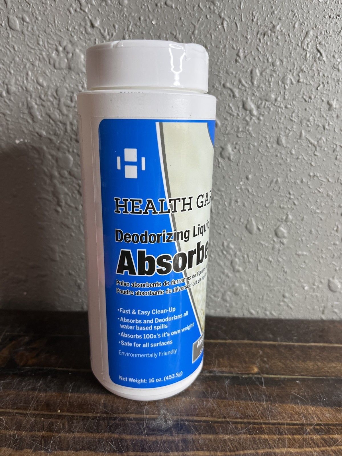 7 Pack Health Gards Deodorizing Liquid Spill Absorbent Powder 16 oz. Bulk Set