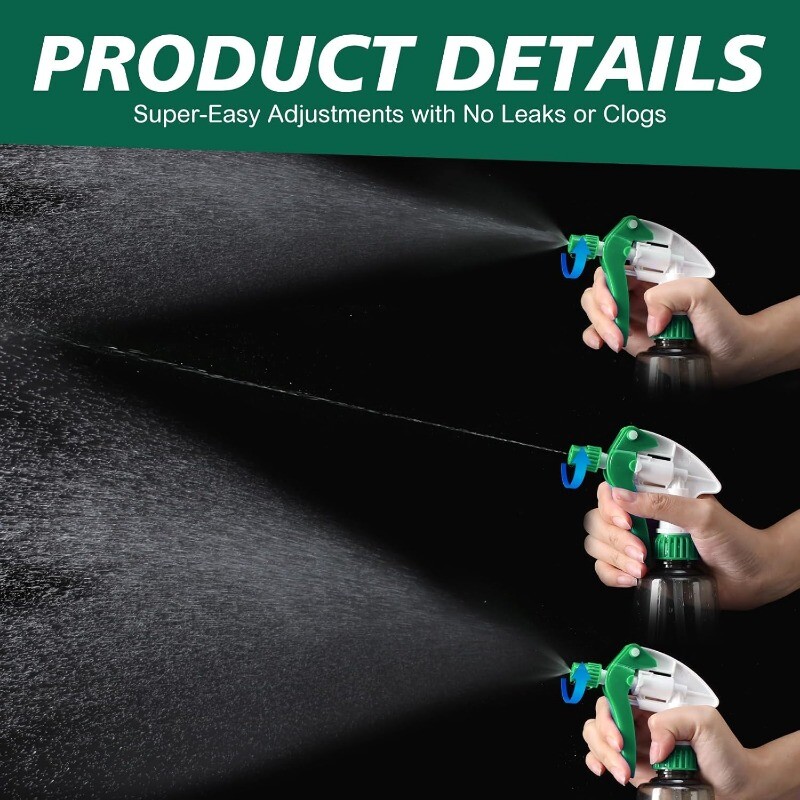 Replacement Trigger Sprayers 32 oz Spray Bottles Pumps 28/400 Dip Tube 9 1/4″