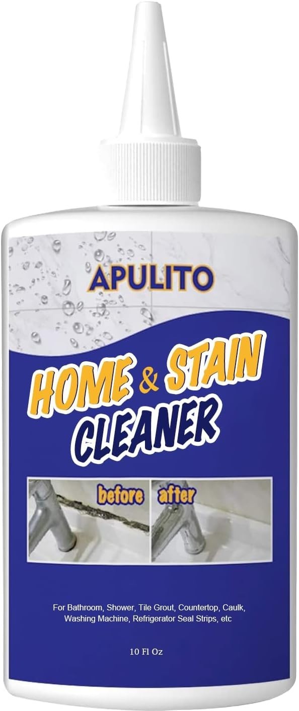 APULITO Home & Stain Cleaner Gel 10oz Shower Tile Grout Kitchen Cleaner