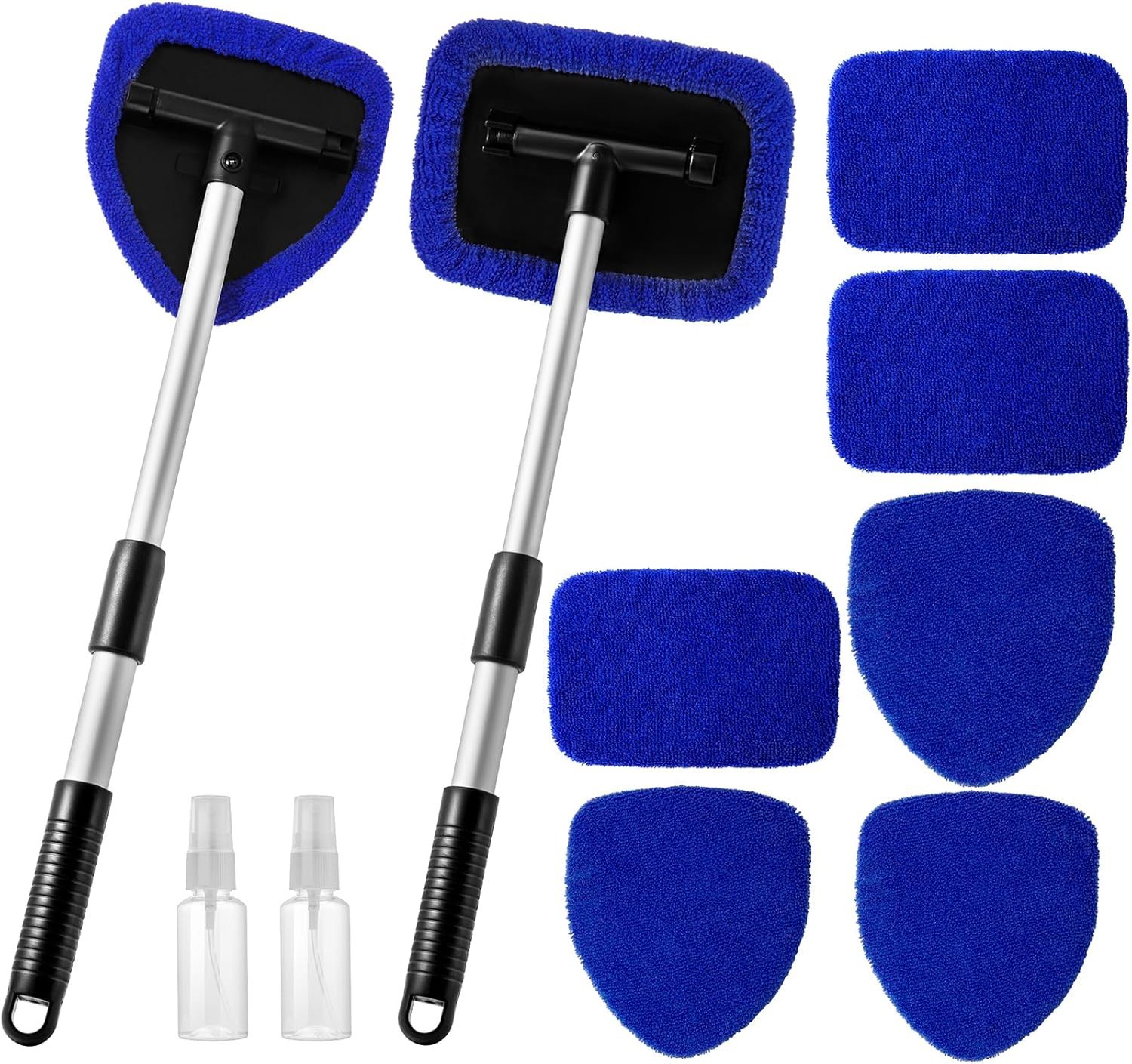 Windshield Cleaner Tool Car Interior Detailing Cleaning Kit Glass Wiper Brush US