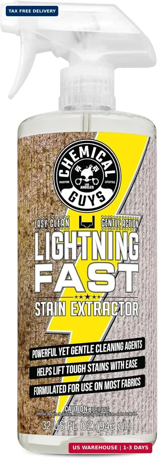 Chemical Guys Lightning Fast Carpet Upholstery Stain Extractor Cleaner 32 fl oz