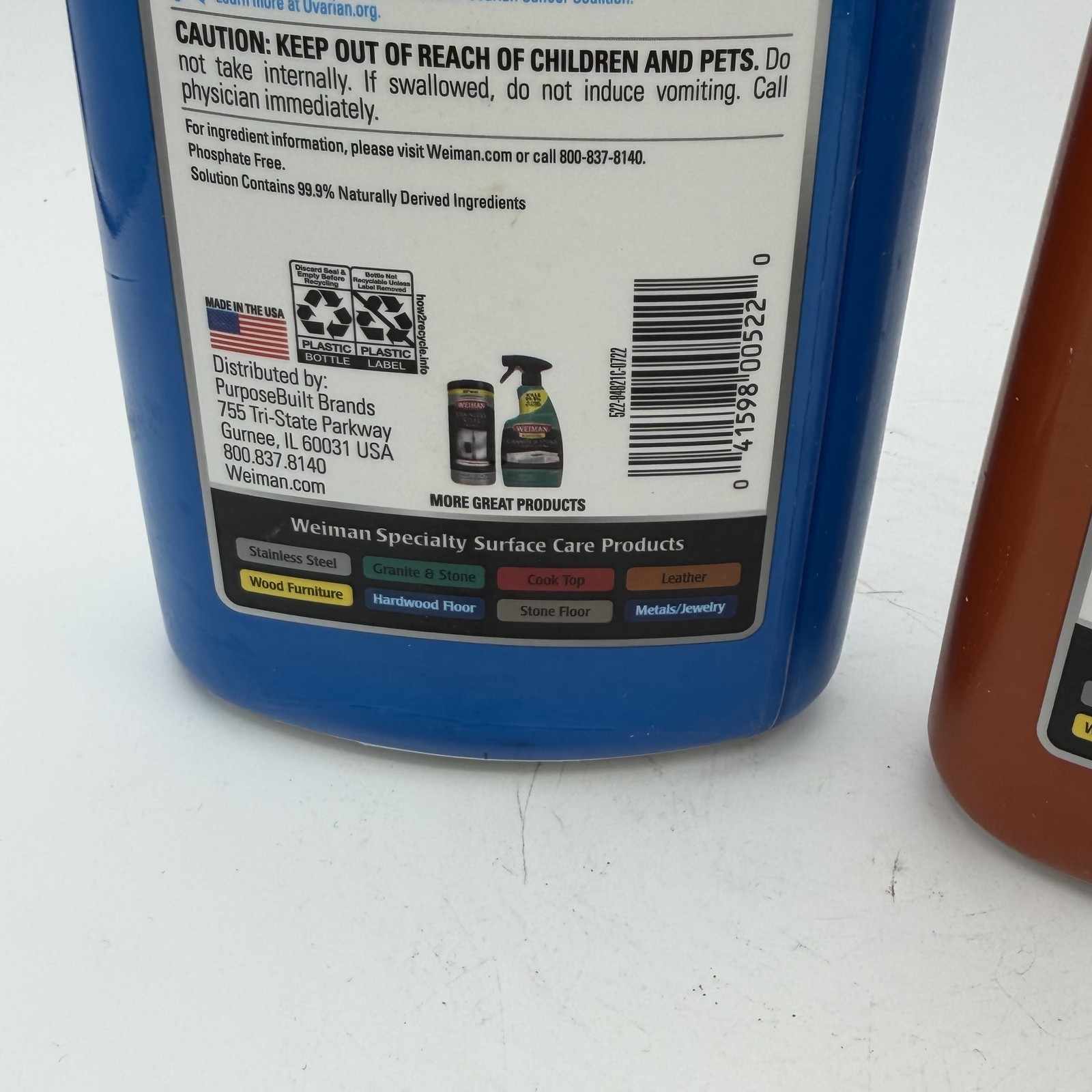 Weiman Hardwood Floor Cleaner & Polish Restorer Kit 32oz Each Wood Floor Care