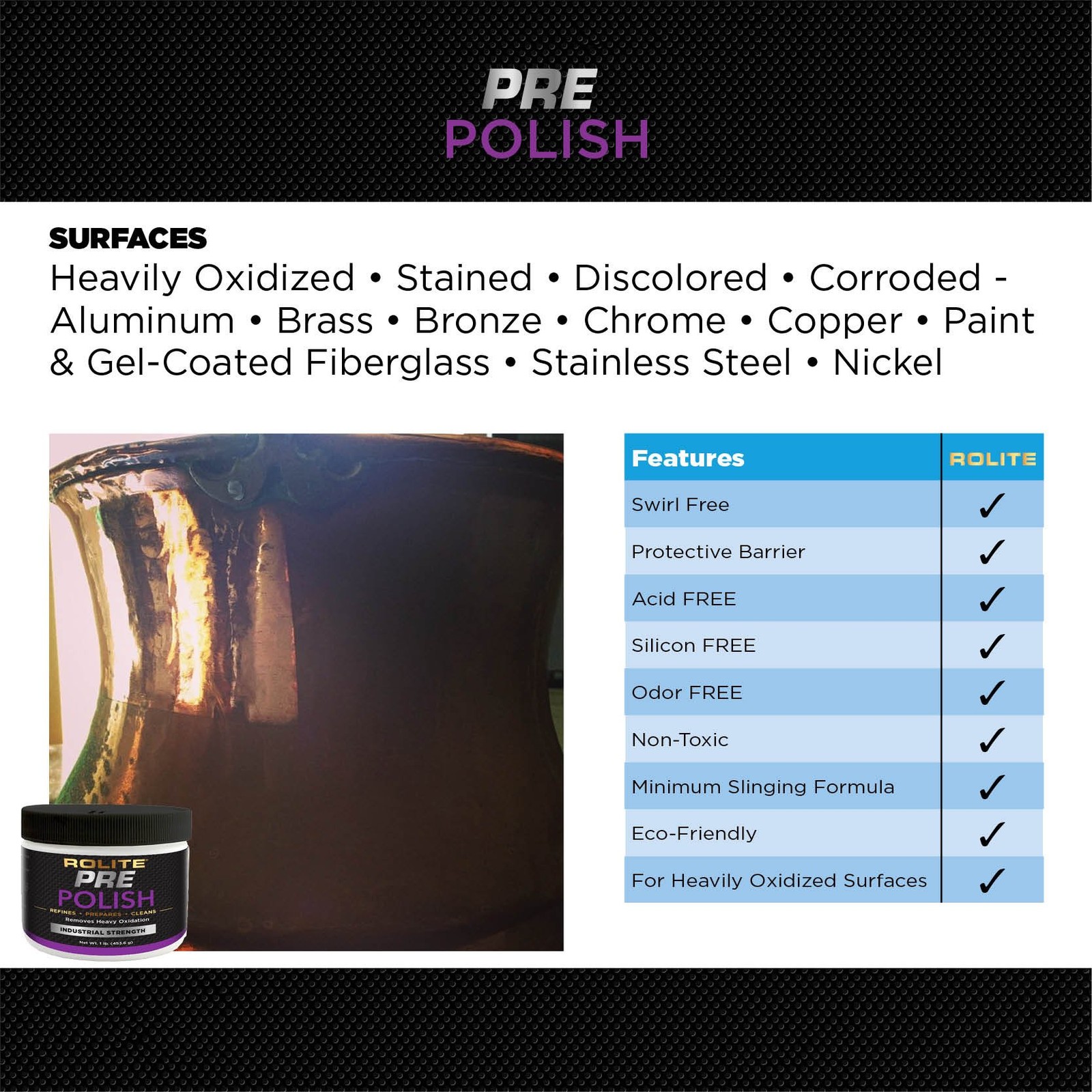 Pre-Polish Paste – Stain and Oxidation Remover for Heavily Oxidized, Discolor…