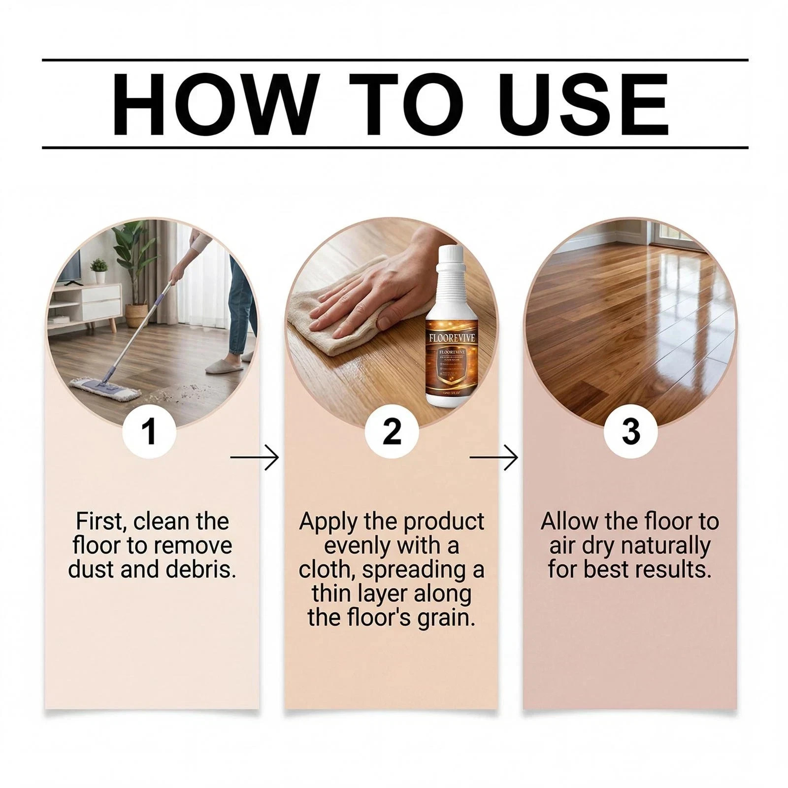 Floorevive Floor Restorer Floor Restorer/Polish -Revitalize And Shine Wood 150ml