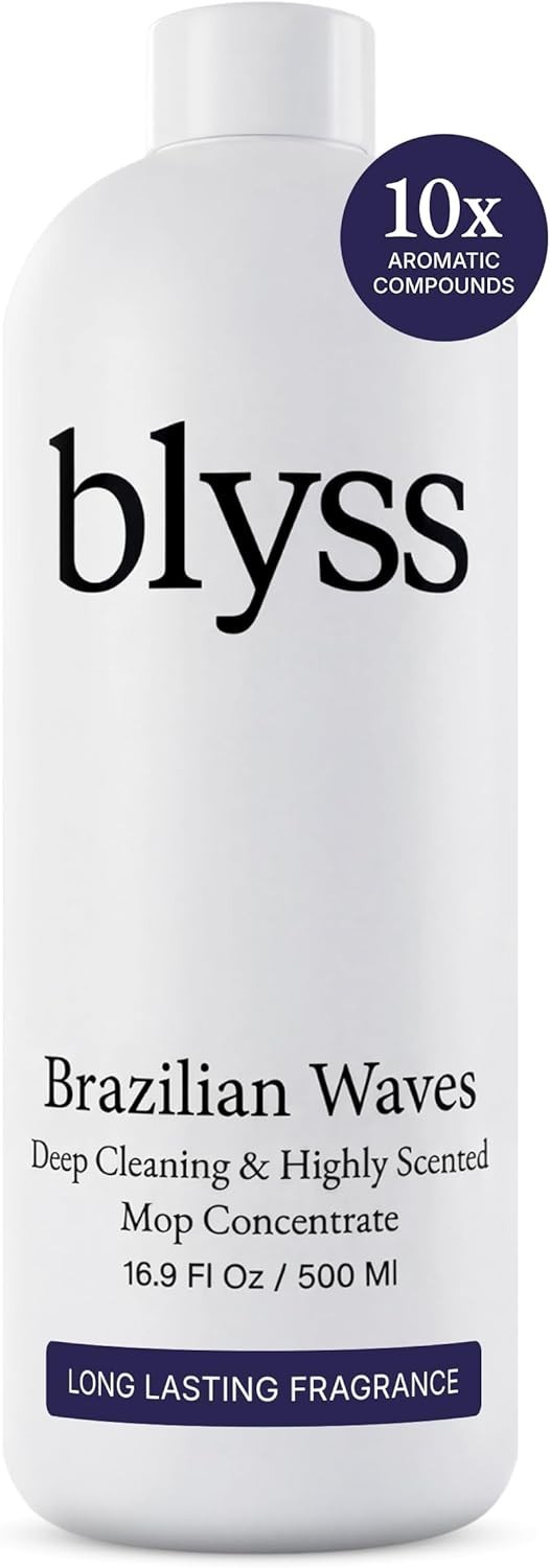 Blyss Brazilian Wave Mop Soap Natural Scent Multi Surface Floor Cleaner
