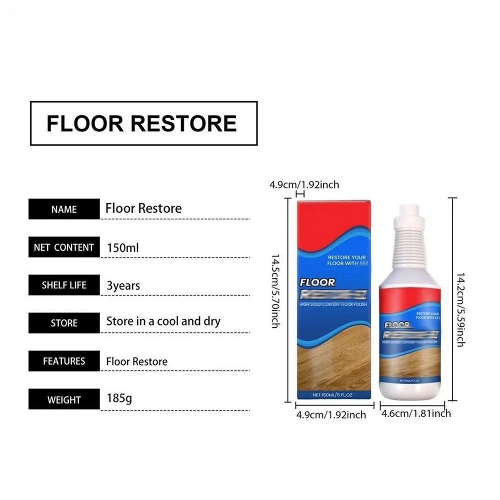 NEW Ultimate Floor Restorer & Polish – Revitalize And Shine Wood 150ml