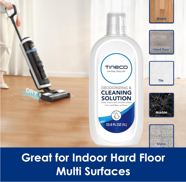 Tineco Floor Cleaning Solution 2L for iFLOOR ONE Series, 67.6 Fl Oz (Pack of 1)