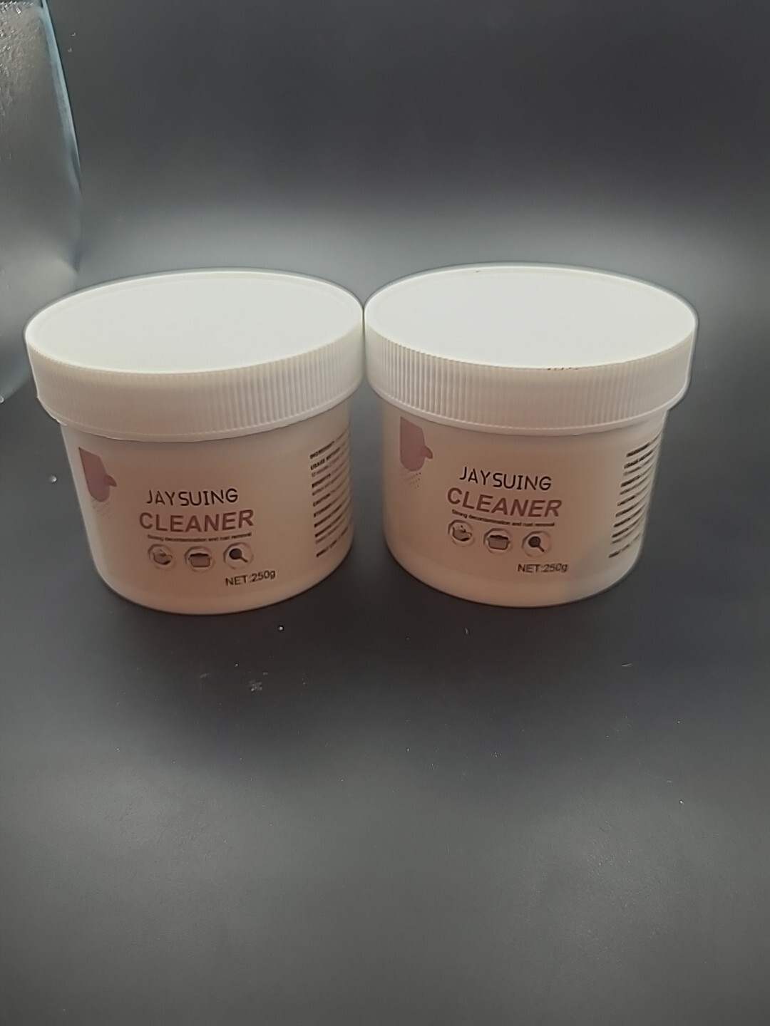 2 Jars Jaysuing Cleaner All-Purpose Powder Kitchen Removes Rust & Grease 250g Ea