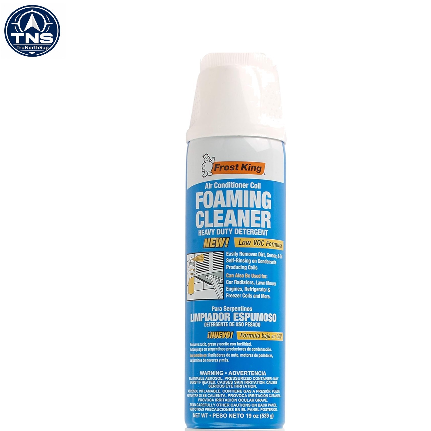 Foam Coil Cleaner 19oz heavy duty detergent for HVAC air conditioner refriger…