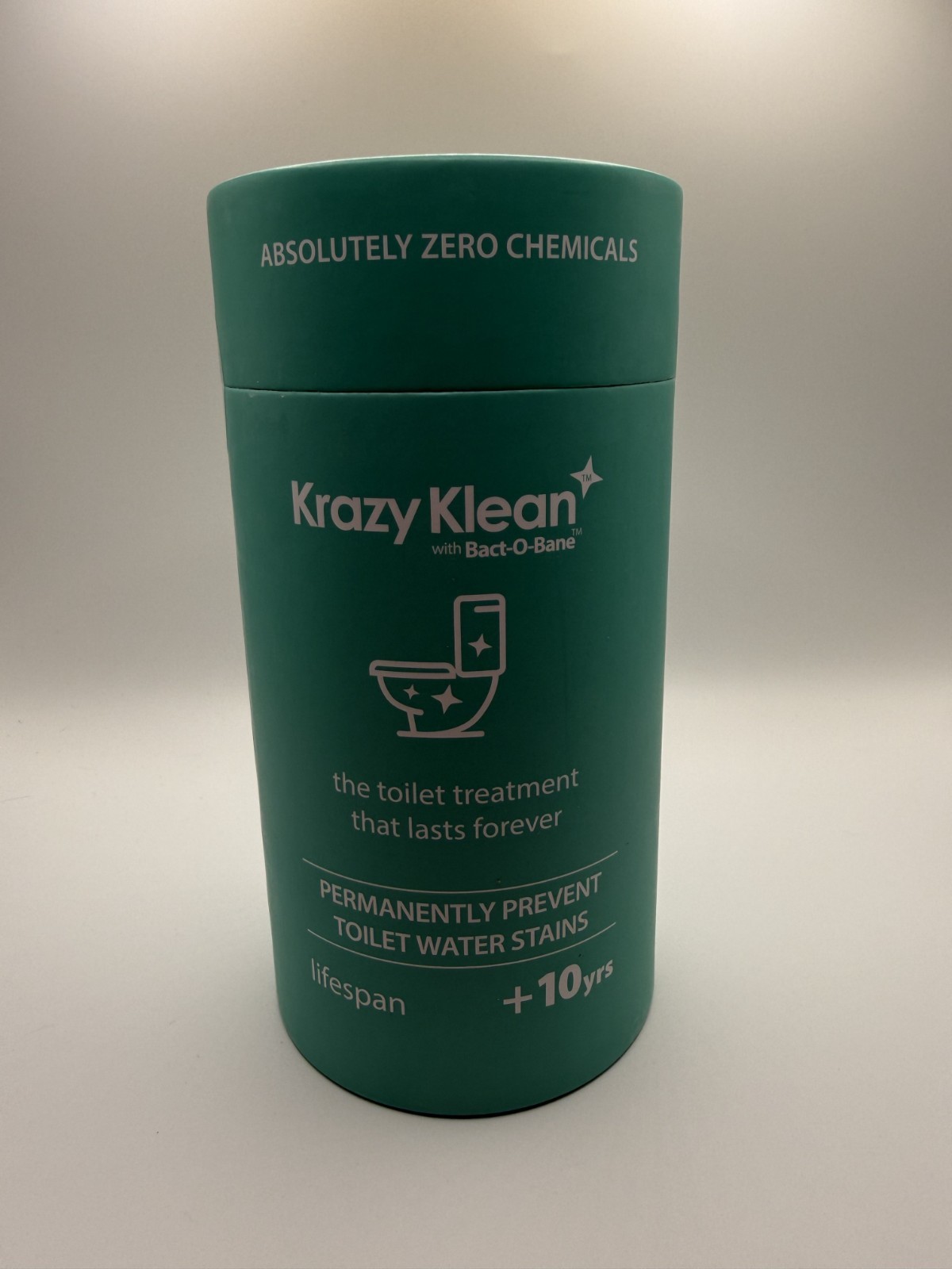 Krazy Klean with Bact O Bane Toilet Tank Cleaner 10 Year Stain Treatment – New