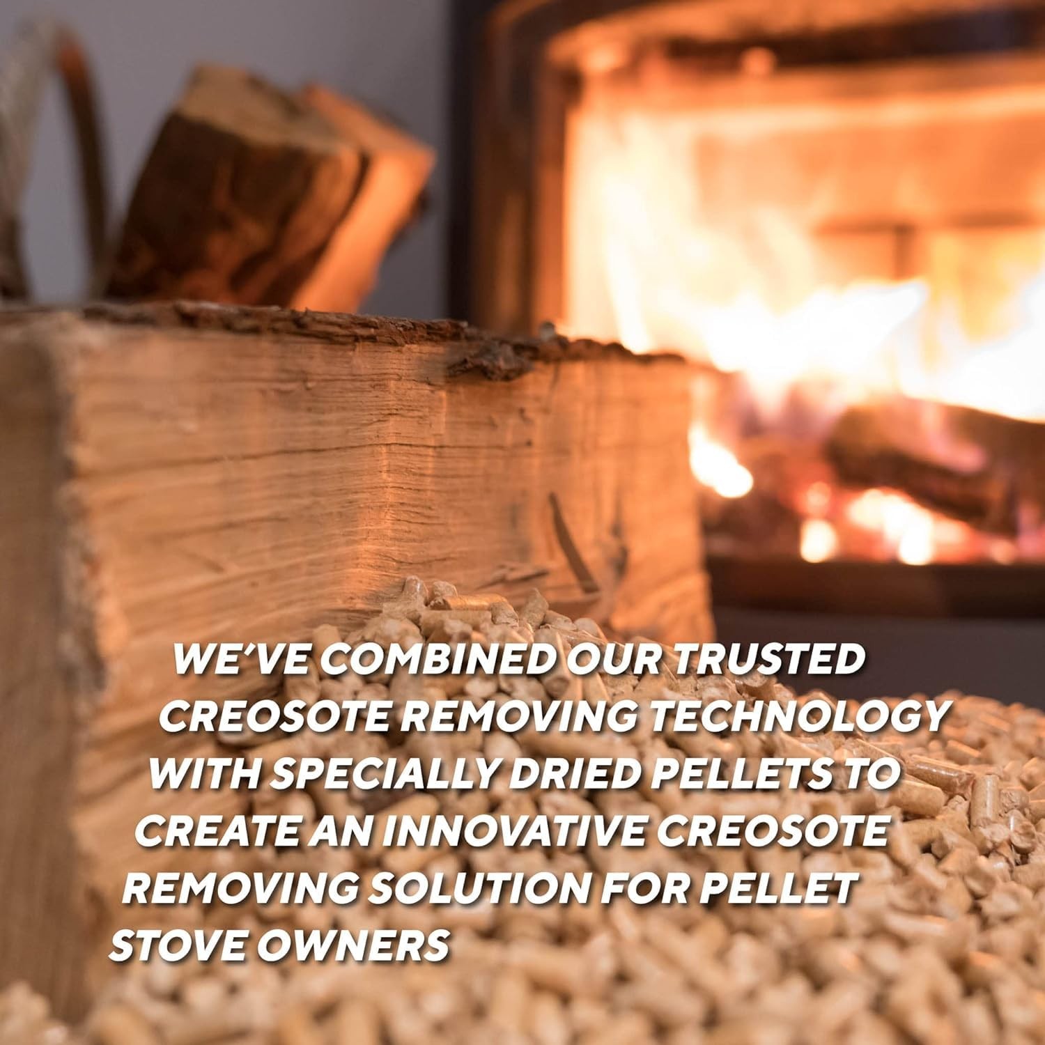 Pellet Stove Creosote Remover Chimney Flue Cleaning Wood Pellets 4 Pound Bag