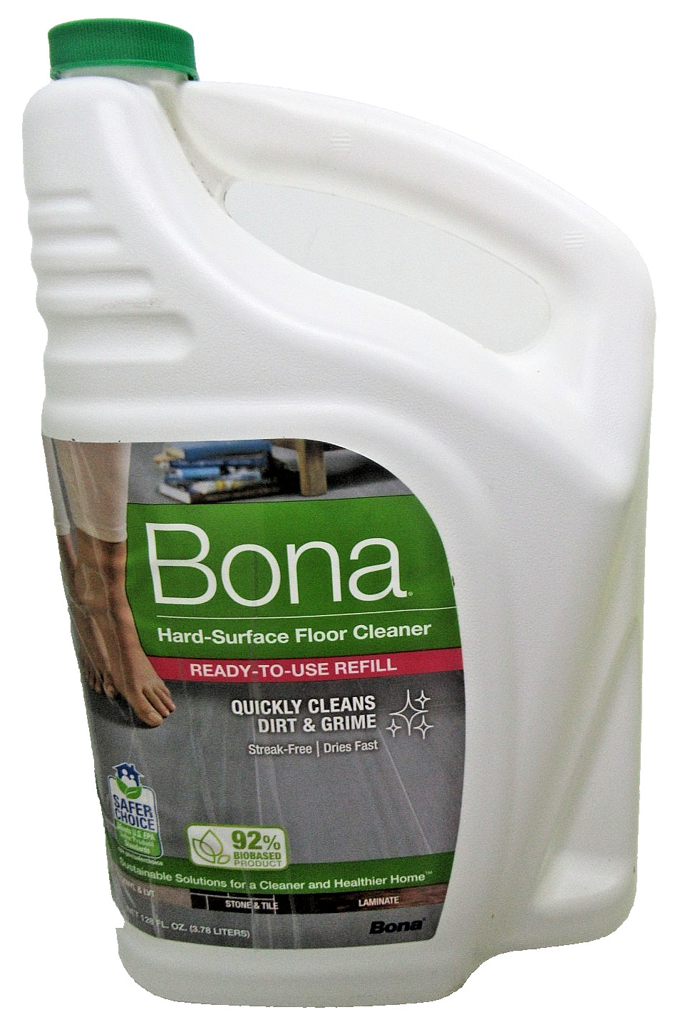 Bona Hard Surface Floor Cleaner, Ready to use Refill 128fl oz