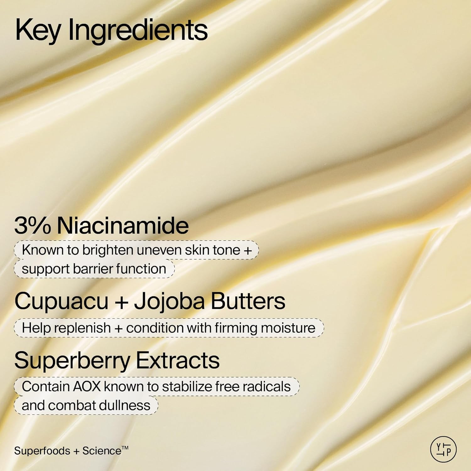 Youth To The People Superberry Hydrate + Glow Dream Body Butter – Brightens Sk