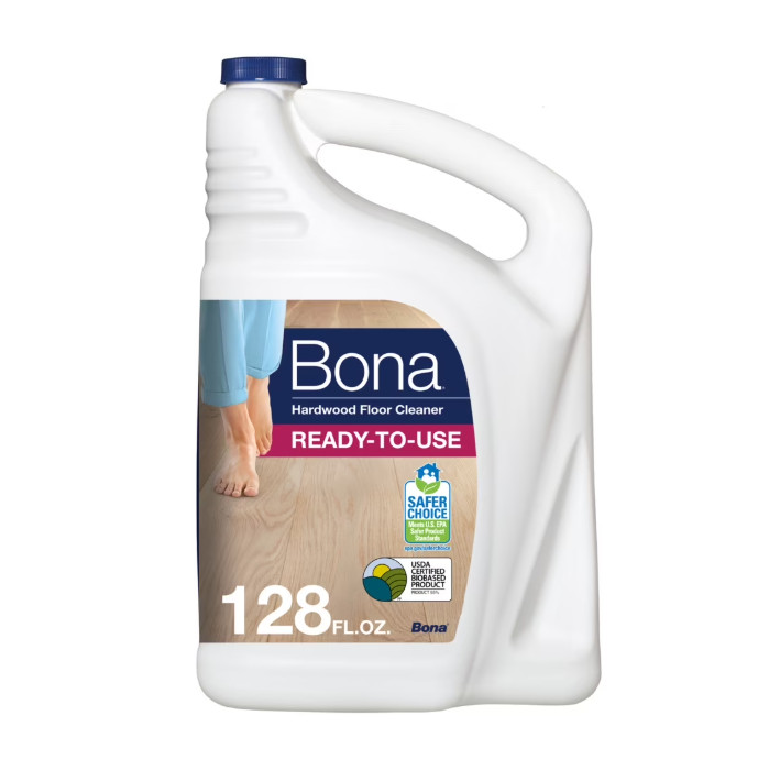 Bona Hardwood Floor Cleaning Solution Refill, Unscented, 128 fl oz… NEW