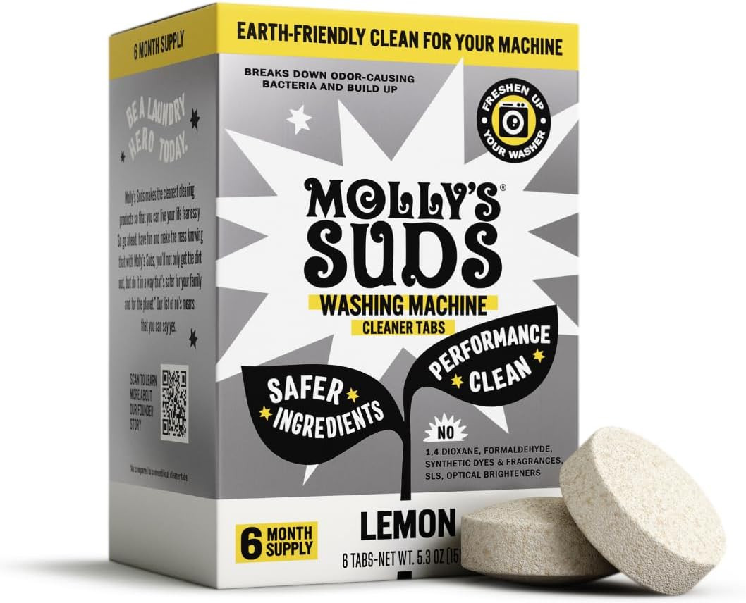 Washing Machine Cleaner | Removes Odors & Grime from Front & Top Loader Machi…