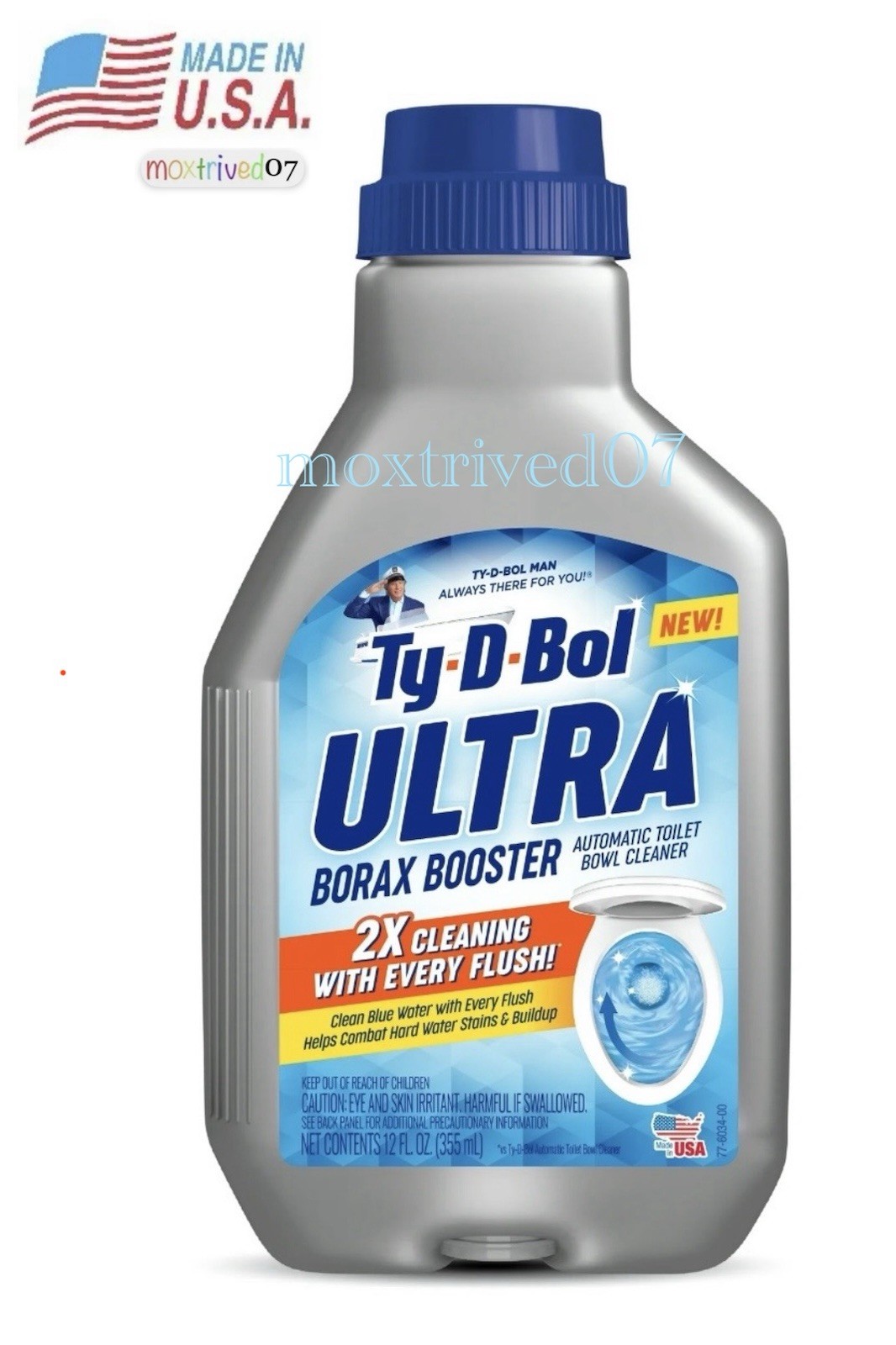 Ty-D-Bol® BLUE ULTRA BOOSTER IN TANK LIQUID FOR TOILET BOWL 2X CLEANER (1)