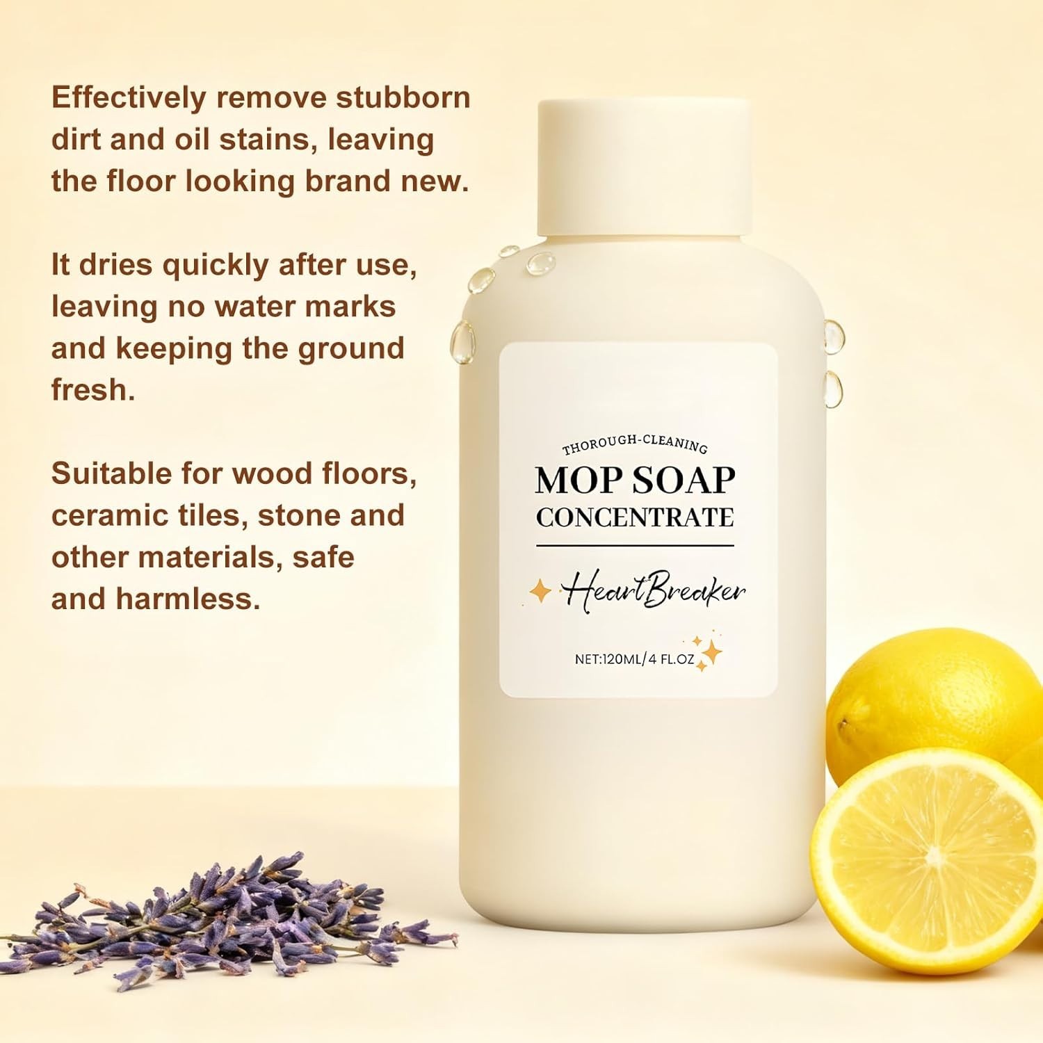 Natural High Scented Mop Soap for Floor Cleaning,Highly Scented Luxury Floor Cle