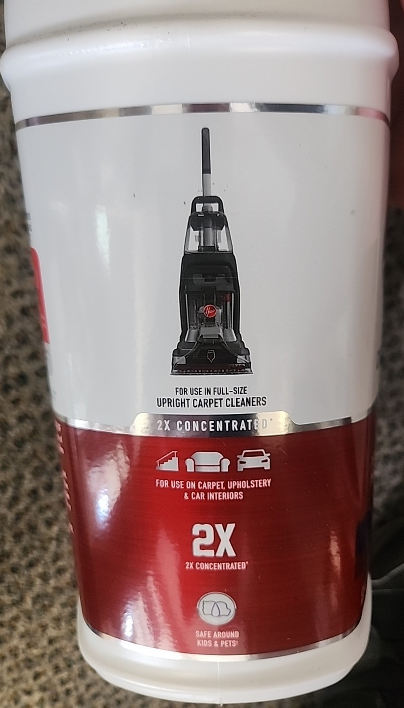Hoover Oxy Carpet Cleaner Solution 1 gal, Ocean Breeze Scent/2X concentrated