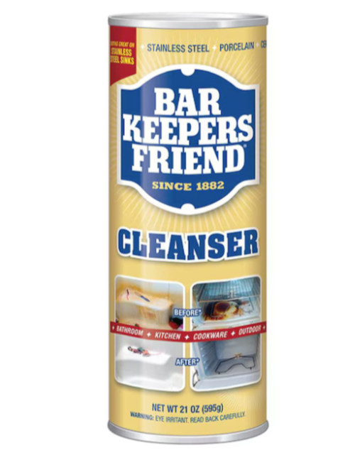 Bar Keepers Friend 21-oz Powder All-Purpose Cleaner Polish Cleanser Kitchen Home