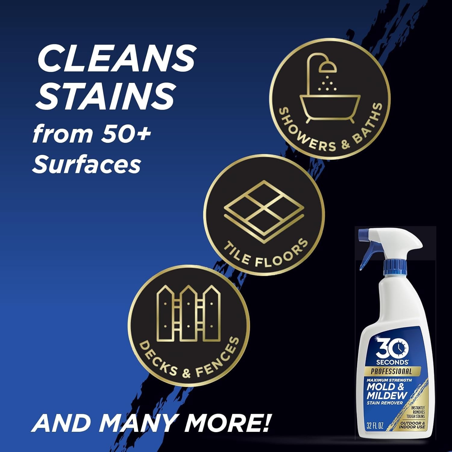 Pro Mold and Mildew Stain Remover | Scrub Free | Brighter Results Instantly |…