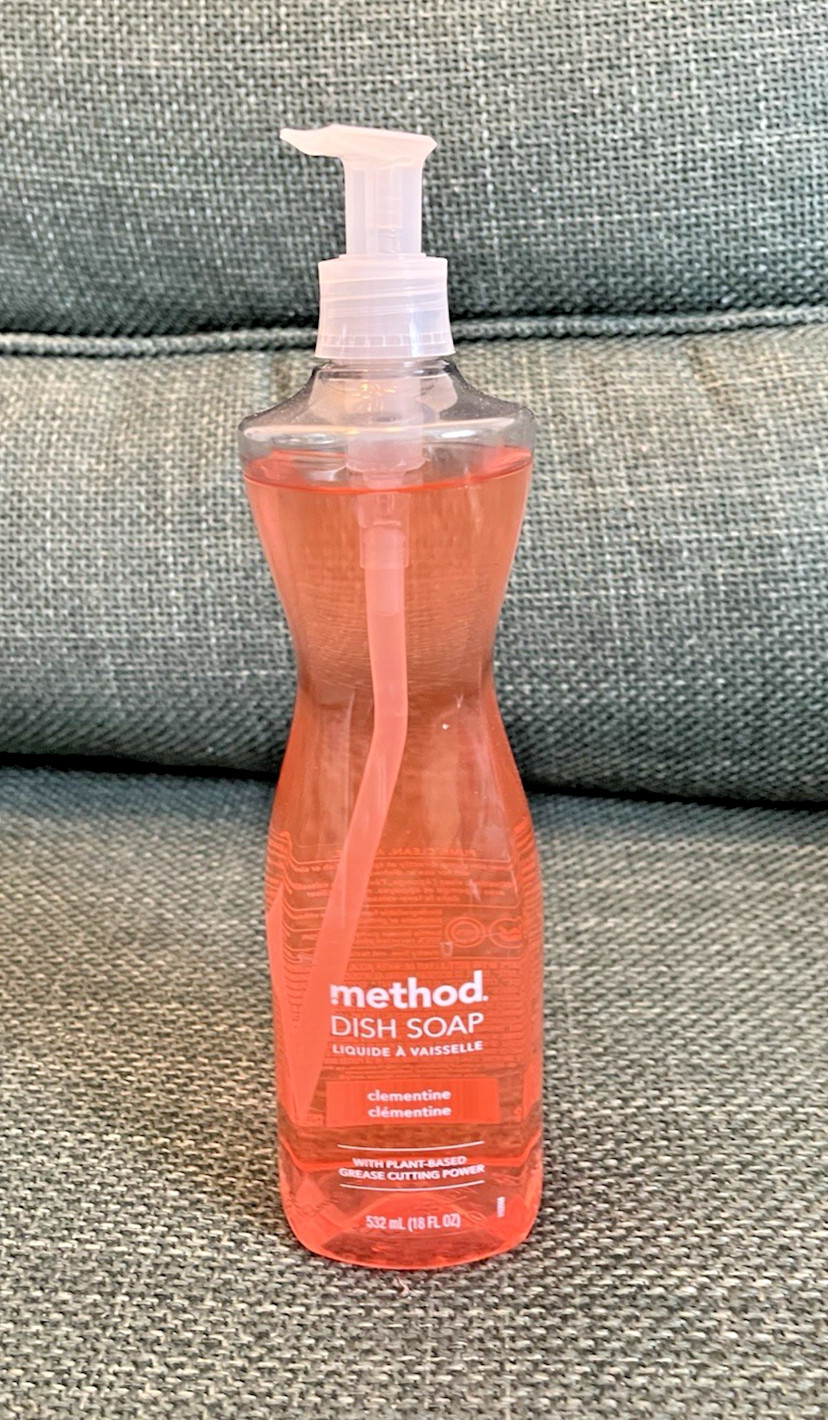 Method Dish Soap Clementine Scent Plant Based Grease Cutting Power 18 oz