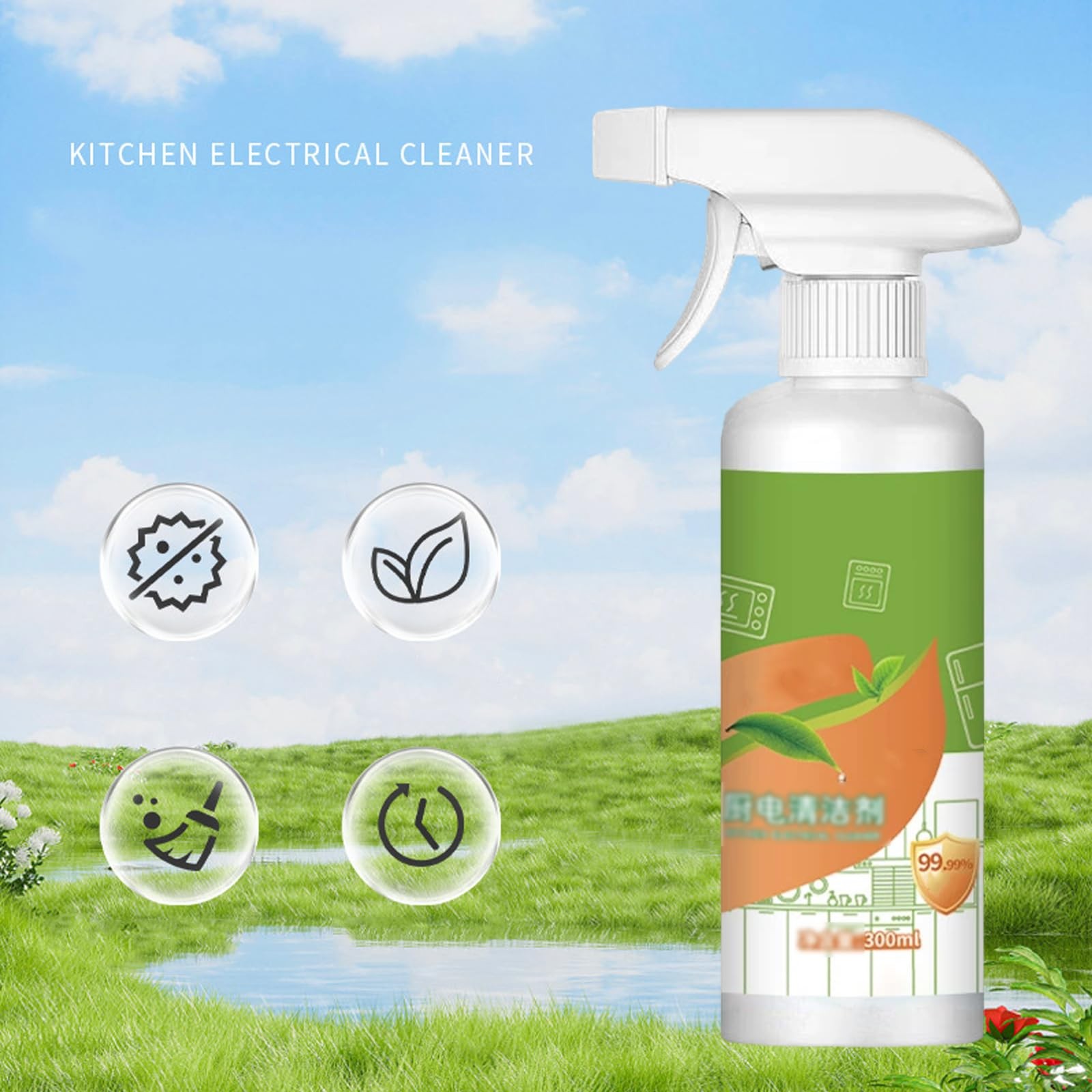 10.56oz Fly Natural Cleanse Formula to Household Appliances,Kitchen Heavy Dut…