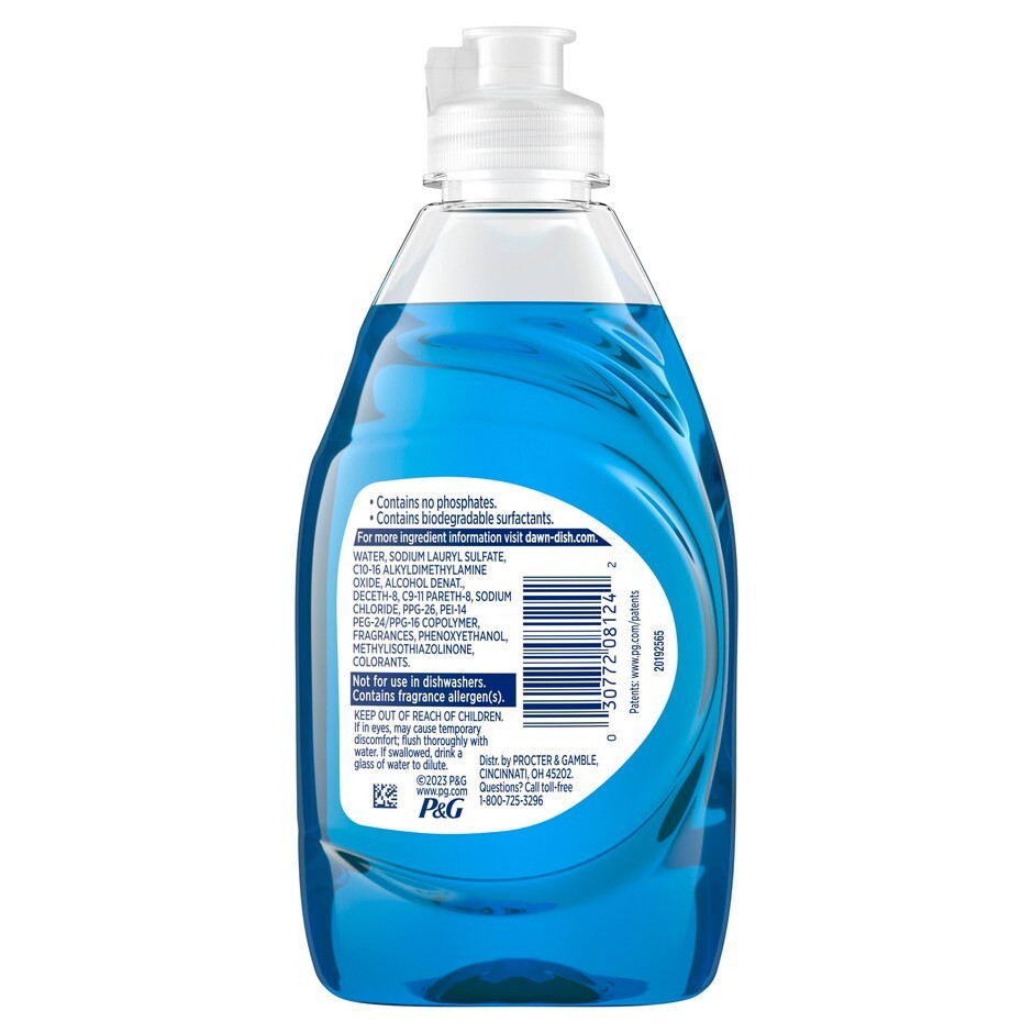 Dawn Ultra Original Dishwashing Liquid 7.5 oz Grease Fighting Dish Soap