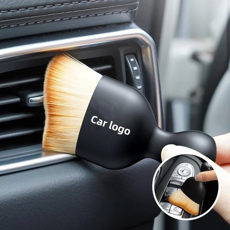 1Pc Car Interior Cleaning Soft Brush Instrument Panel Crevice Dust Removal Tool
