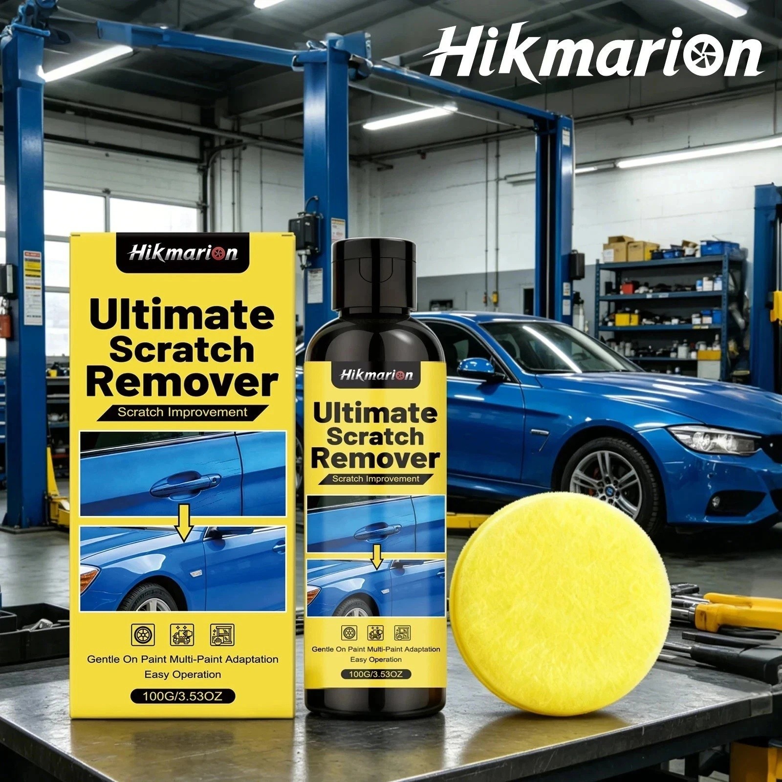 NanoPolix Car Scratch Remover Paste 100g Universal Auto Paint Polishing Repair